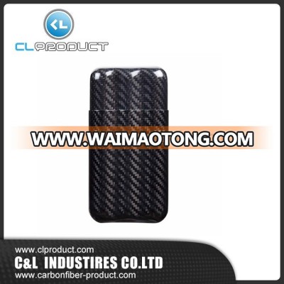 China factory wholesale carbon fiber cigar case Christmas New Year gift for business man Carbon Cigar Humidor cigar case